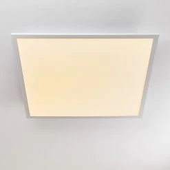 Hofstein Salmi Deckenpanel LED Aluminium, Weiß, 1-flammig, Fernbedienung -LED Leuchten Verkäufe 2022 salmi deckenpanel h3314395 6