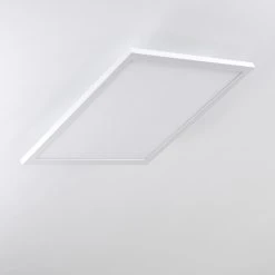 Hofstein Salmi Deckenpanel LED Weiß, 1-flammig, Fernbedienung, Farbwechsler -LED Leuchten Verkäufe 2022 salmi deckenpanel h3325452 12