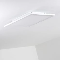 Hofstein Salmi Deckenpanel LED Weiß, 1-flammig, Fernbedienung, Farbwechsler -LED Leuchten Verkäufe 2022 salmi deckenpanel h3325452 16