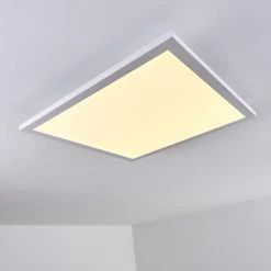 Hofstein Salmi Deckenpanel LED Weiß, 1-flammig, Fernbedienung, Farbwechsler -LED Leuchten Verkäufe 2022 salmi deckenpanel h3325452 9