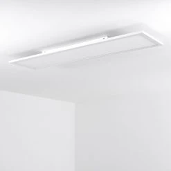 Hofstein Salmi Deckenpanel LED Weiß, 1-flammig, Fernbedienung, Farbwechsler -LED Leuchten Verkäufe 2022 salmi deckenpanel h3325506 18