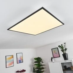 Hofstein Salmi Deckenpanel LED Grau, Wei&szlig;, 1-flammig -LED Leuchten Verkäufe 2022 salmi deckenpanel h3371961 2