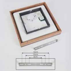 Hofstein Salmi Deckenpanel LED Schwarz, Weiß, Holzoptik, 1-flammig 14 Hofstein Salmi Deckenpanel LED Schwarz, Weiß, Holzoptik, 1-flammig -LED Leuchten Verkäufe 2022 salmi deckenpanel h3436974 4