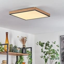 Hofstein Salmi Deckenpanel LED Schwarz, Braun, Holzoptik, 1-flammig, Fernbedienung 18 Hofstein Salmi Deckenpanel LED Schwarz, Braun, Holzoptik, 1-flammig, Fernbedienung -LED Leuchten Verkäufe 2022 salmi deckenpanel h3456781 6