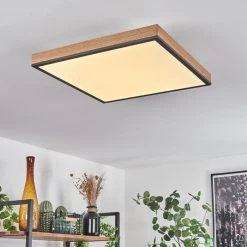 Hofstein Salmi Deckenpanel LED Schwarz, Braun, Holzoptik, 1-flammig, Fernbedienung 20 Hofstein Salmi Deckenpanel LED Schwarz, Braun, Holzoptik, 1-flammig, Fernbedienung -LED Leuchten Verkäufe 2022 salmi deckenpanel h3456781 8