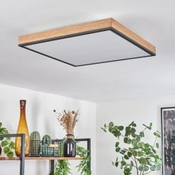 Hofstein Salmi Deckenpanel LED Schwarz, Braun, Holzoptik, 1-flammig, Fernbedienung 21 Hofstein Salmi Deckenpanel LED Schwarz, Braun, Holzoptik, 1-flammig, Fernbedienung -LED Leuchten Verkäufe 2022 salmi deckenpanel h3456781 9