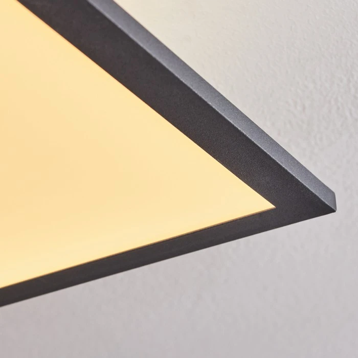 Hofstein Salmi Deckenpanel LED Schwarz, Weiß, 1-flammig 6 Hofstein Salmi Deckenpanel LED Schwarz, Weiß, 1-flammig – Bild 6