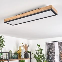 Hofstein Salmi Deckenpanel LED Schwarz, Weiß, Holzoptik, 1-flammig 14 Hofstein Salmi Deckenpanel LED Schwarz, Weiß, Holzoptik, 1-flammig -LED Leuchten Verkäufe 2022 salmi deckenpanel h3570036 4
