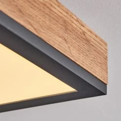 Hofstein Salmi Deckenpanel LED Schwarz, Weiß, Holzoptik, 1-flammig 15 Hofstein Salmi Deckenpanel LED Schwarz, Weiß, Holzoptik, 1-flammig -LED Leuchten Verkäufe 2022 salmi deckenpanel h3570036 5