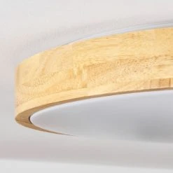 Hofstein Samaira Deckenleuchte LED Naturfarben, 1-flammig, Fernbedienung -LED Leuchten Verkäufe 2022 samaira deckenleuchte h3580288 3