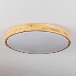 Hofstein Samaira Deckenleuchte LED Naturfarben, 1-flammig, Fernbedienung -LED Leuchten Verkäufe 2022 samaira deckenleuchte h3580288 4