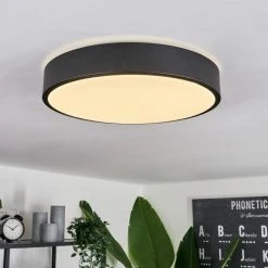 Hofstein Samaira Deckenleuchte LED Schwarz, 1-flammig -LED Leuchten Verkäufe 2022 samaira deckenleuchte h3654187 8