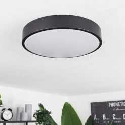 Hofstein Samaira Deckenleuchte LED Schwarz, 1-flammig -LED Leuchten Verkäufe 2022 samaira deckenleuchte h3654187 9