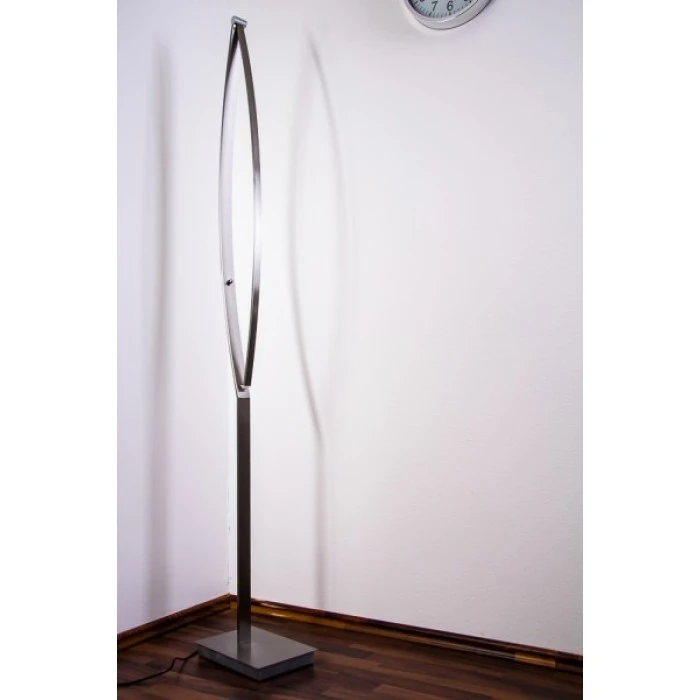 Hofstein Santa Marta Stehleuchte LED Nickel-Matt, Chrom, 1-flammig 5 Hofstein Santa Marta Stehleuchte LED Nickel-Matt, Chrom, 1-flammig – Bild 5