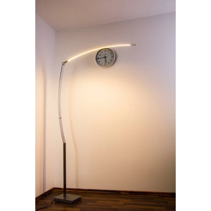 Hofstein Santa Marta Stehleuchte LED Nickel-Matt, Chrom, 1-flammig 10 Hofstein Santa Marta Stehleuchte LED Nickel-Matt, Chrom, 1-flammig – Bild 10