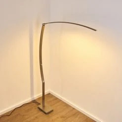 Hofstein Santa Marta Stehleuchte LED Nickel-Matt, 1-flammig -LED Leuchten Verkäufe 2022 santa marta stehleuchte h3299302 do1 11