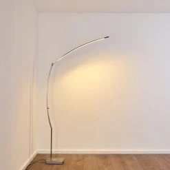 Hofstein Santa Marta Stehleuchte LED Nickel-Matt, 1-flammig -LED Leuchten Verkäufe 2022 santa marta stehleuchte h3299302 do1 18