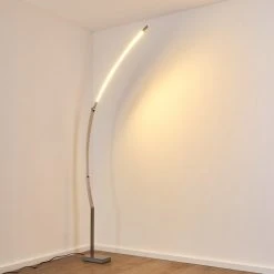 Hofstein Santa Marta Stehleuchte LED Nickel-Matt, 1-flammig -LED Leuchten Verkäufe 2022 santa marta stehleuchte h3299302 do1 2