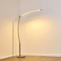 Hofstein Santa Marta Stehleuchte LED Nickel-Matt, 1-flammig -LED Leuchten Verkäufe 2022 santa marta stehleuchte h3299302 do1 31