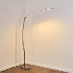 Hofstein Santa Marta Stehleuchte LED Nickel-Matt, 1-flammig -LED Leuchten Verkäufe 2022 santa marta stehleuchte h3299302 do1 8