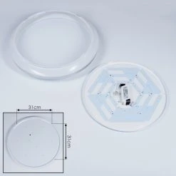 Hofstein Sapioris Deckenpanel LED Weiß, 1-flammig -LED Leuchten Verkäufe 2022 sapioris deckenpanel h3417041 4