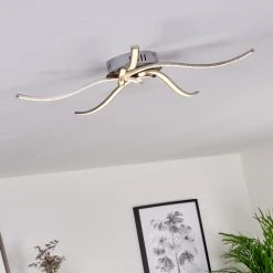 Hofstein Saskatoon Deckenleuchte LED Nickel-Matt, 5-flammig -LED Leuchten Verkäufe 2022 saskatoon deckenleuchte h3008263 6