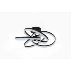 SCHÖNER WOHNEN-Kollektion Deckenleuchte Loop LED Schwarz, 1-flammig, Fernbedienung -LED Leuchten Verkäufe 2022 schoener wohnen kollektion deckenleuchte loop 820093 2