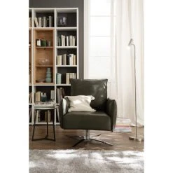 SCHÖNER WOHNEN-Kollektion Stehleuchte Stina LED Nickel-Matt, 1-flammig