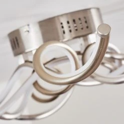 Hofstein Scugog Deckenleuchte LED Nickel-Matt, 1-flammig -LED Leuchten Verkäufe 2022 scugog deckenleuchte h3110751 do1 13