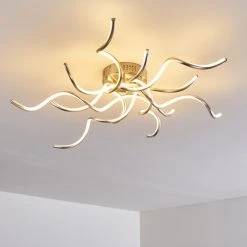 Hofstein Scugog Deckenleuchte LED Nickel-Matt, 1-flammig -LED Leuchten Verkäufe 2022 scugog deckenleuchte h3110751 do1 3