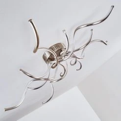 Hofstein Scugog Deckenleuchte LED Nickel-Matt, 1-flammig -LED Leuchten Verkäufe 2022 scugog deckenleuchte h3110751 do1 5