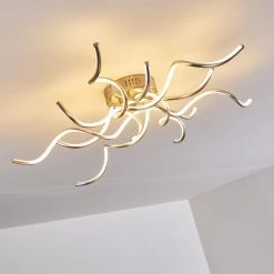 Hofstein Scugog Deckenleuchte LED Nickel-Matt, 1-flammig -LED Leuchten Verkäufe 2022 scugog deckenleuchte h3110751 do1 6