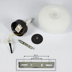 Hofstein Sebep Deckenleuchte LED Schwarz, 1-flammig -LED Leuchten Verkäufe 2022 sebep deckenleuchte h3391259 4