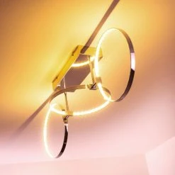 Hofstein Sepino Deckenleuchte LED Chrom, 1-flammig 27 Hofstein Sepino Deckenleuchte LED Chrom, 1-flammig -LED Leuchten Verkäufe 2022 sepino deckenleuchte h165912 10