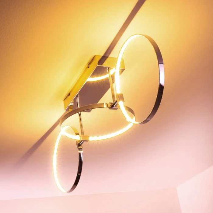 Hofstein Sepino Deckenleuchte LED Chrom, 1-flammig 11 Hofstein Sepino Deckenleuchte LED Chrom, 1-flammig – Bild 11