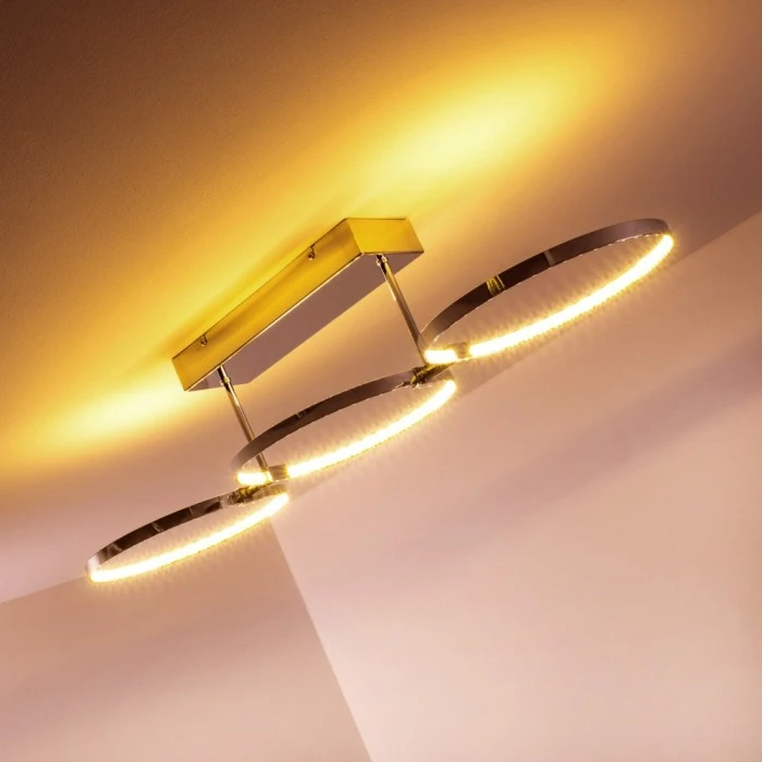 Hofstein Sepino Deckenleuchte LED Chrom, 1-flammig 12 Hofstein Sepino Deckenleuchte LED Chrom, 1-flammig – Bild 12