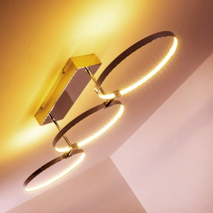 Hofstein Sepino Deckenleuchte LED Chrom, 1-flammig 13 Hofstein Sepino Deckenleuchte LED Chrom, 1-flammig – Bild 13