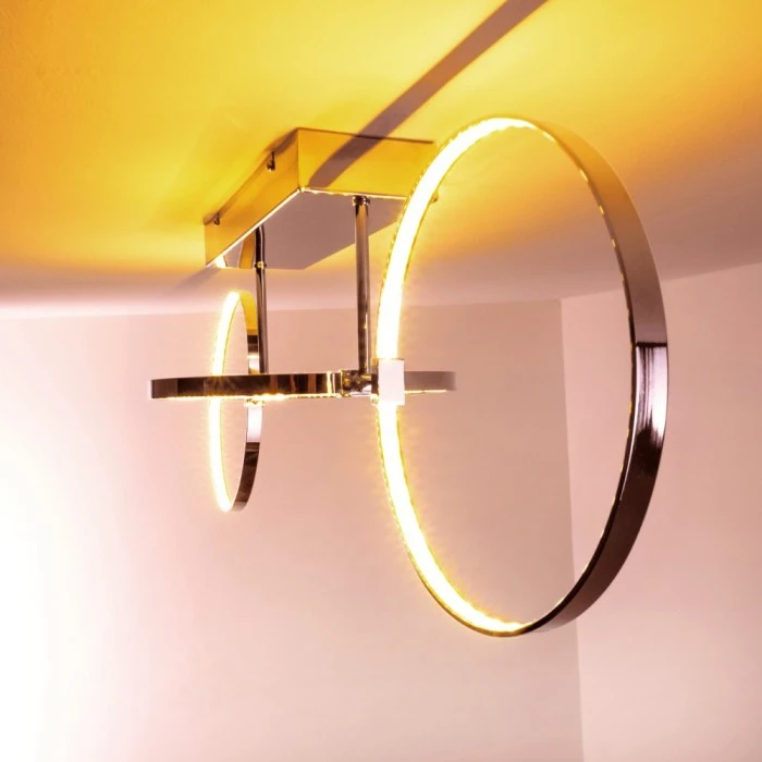 Hofstein Sepino Deckenleuchte LED Chrom, 1-flammig 14 Hofstein Sepino Deckenleuchte LED Chrom, 1-flammig – Bild 14