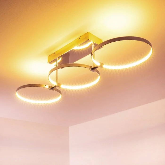 Hofstein Sepino Deckenleuchte LED Chrom, 1-flammig 17 Hofstein Sepino Deckenleuchte LED Chrom, 1-flammig – Bild 17