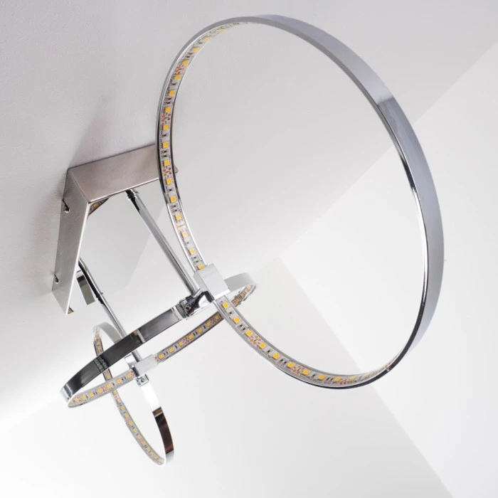 Hofstein Sepino Deckenleuchte LED Chrom, 1-flammig 5 Hofstein Sepino Deckenleuchte LED Chrom, 1-flammig – Bild 5