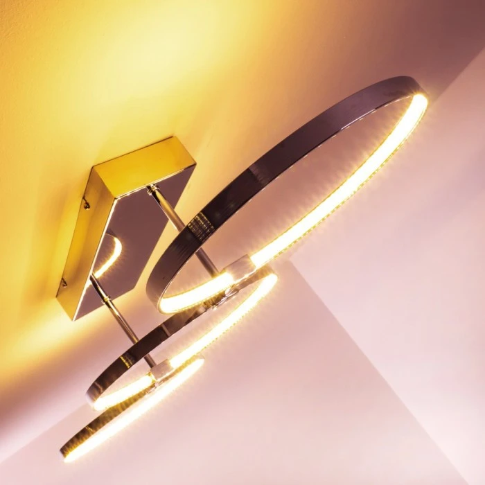 Hofstein Sepino Deckenleuchte LED Chrom, 1-flammig 9 Hofstein Sepino Deckenleuchte LED Chrom, 1-flammig – Bild 9