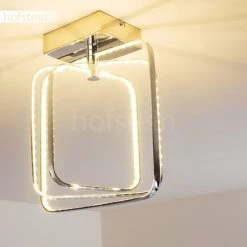 Hofstein Sepino Deckenleuchte LED Chrom, 1-flammig -LED Leuchten Verkäufe 2022 sepino deckenleuchte h165929 12
