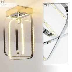 Hofstein Sepino Deckenleuchte LED Chrom, 1-flammig -LED Leuchten Verkäufe 2022 sepino deckenleuchte h165929 9