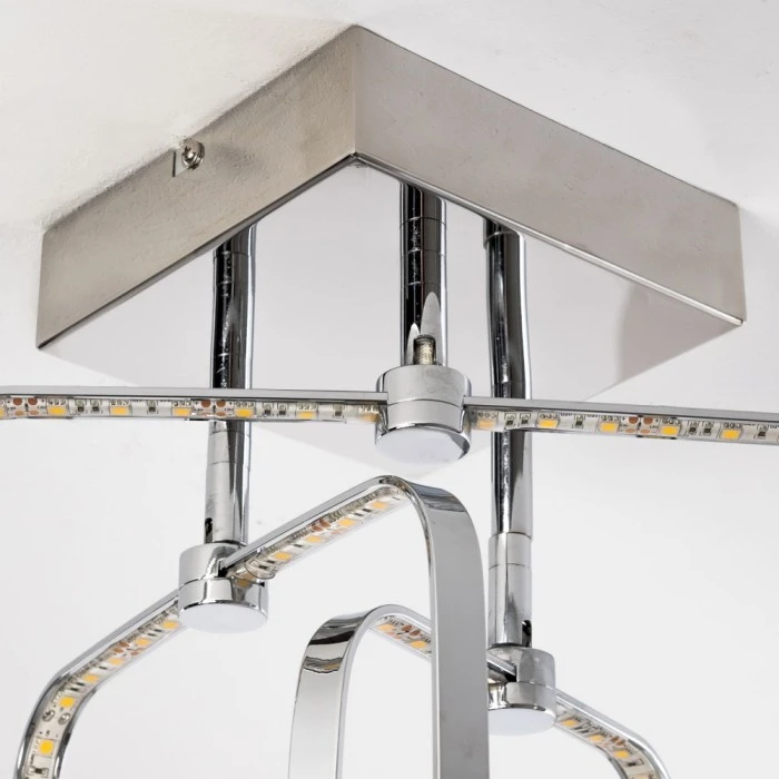 Hofstein Sepino Deckenleuchte LED Chrom, 1-flammig 14 Hofstein Sepino Deckenleuchte LED Chrom, 1-flammig – Bild 14