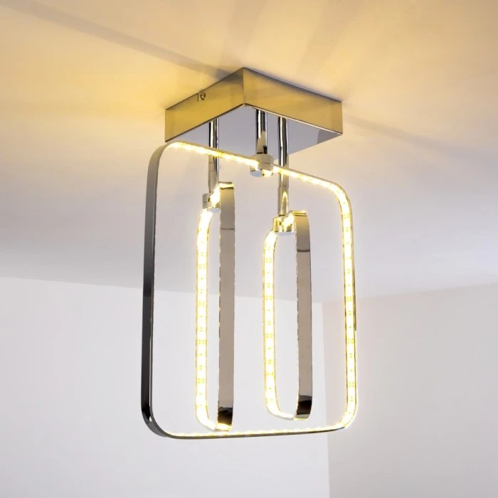 Hofstein Sepino Deckenleuchte LED Chrom, 1-flammig 15 Hofstein Sepino Deckenleuchte LED Chrom, 1-flammig – Bild 15