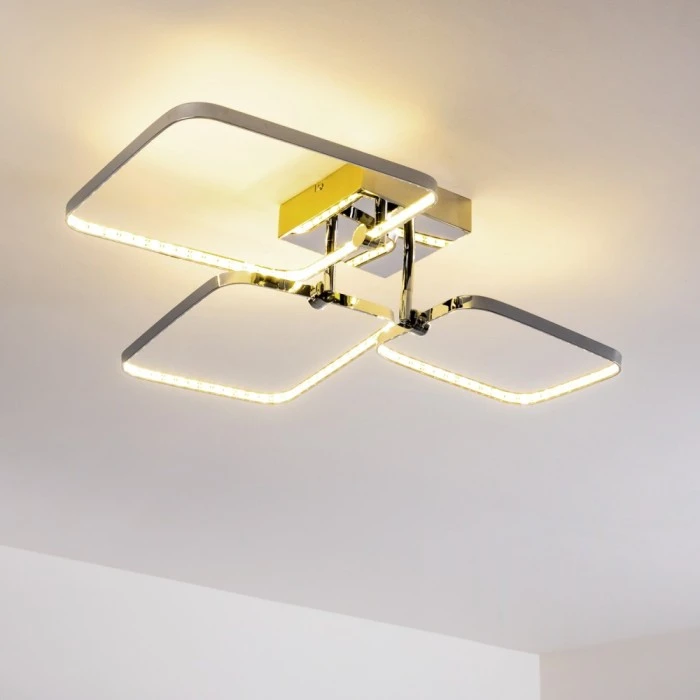 Hofstein Sepino Deckenleuchte LED Chrom, 1-flammig 17 Hofstein Sepino Deckenleuchte LED Chrom, 1-flammig – Bild 17