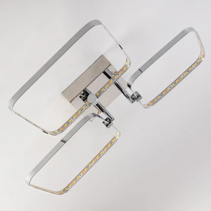 Hofstein Sepino Deckenleuchte LED Chrom, 1-flammig 5 Hofstein Sepino Deckenleuchte LED Chrom, 1-flammig – Bild 5