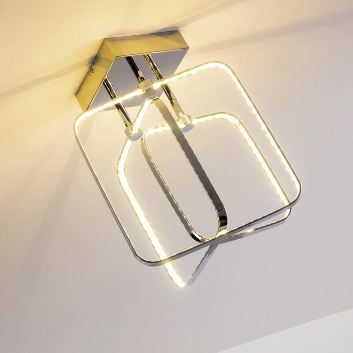 Hofstein Sepino Deckenleuchte LED Chrom, 1-flammig 6 Hofstein Sepino Deckenleuchte LED Chrom, 1-flammig – Bild 6