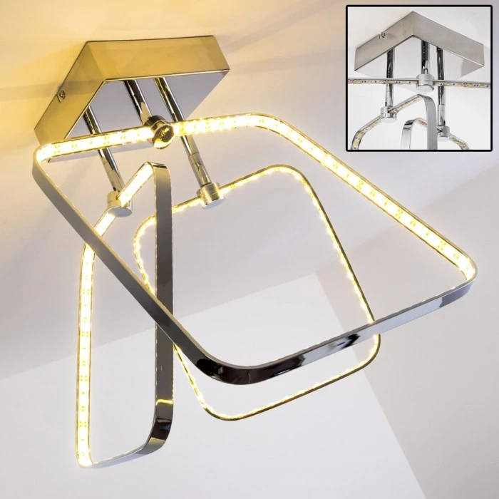 Hofstein Sepino Deckenleuchte LED Chrom, 1-flammig 9 Hofstein Sepino Deckenleuchte LED Chrom, 1-flammig – Bild 9