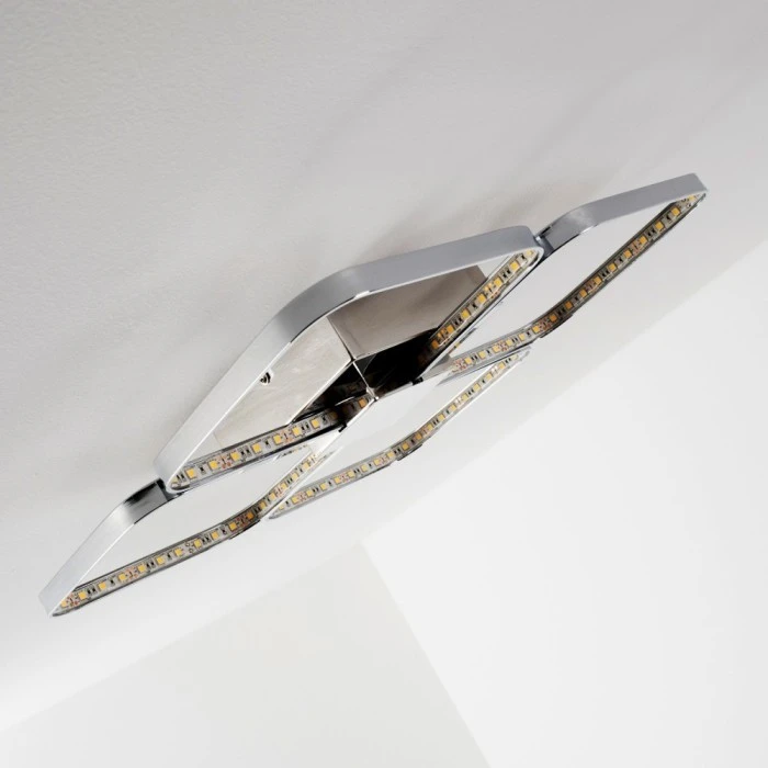 Hofstein Sepino Deckenleuchte LED Chrom, 1-flammig 13 Hofstein Sepino Deckenleuchte LED Chrom, 1-flammig – Bild 13